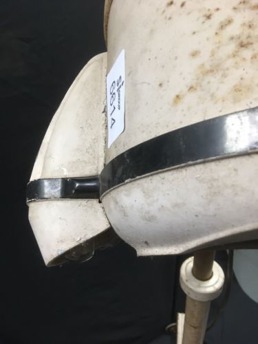1930's TURBINATOR Hair Dryer W L Martin - Jet engine styled Cast Iron - (6614)