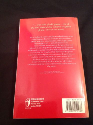 Book - Cricket's Strangest Matches True Stories from 150 years 2002 (1686
