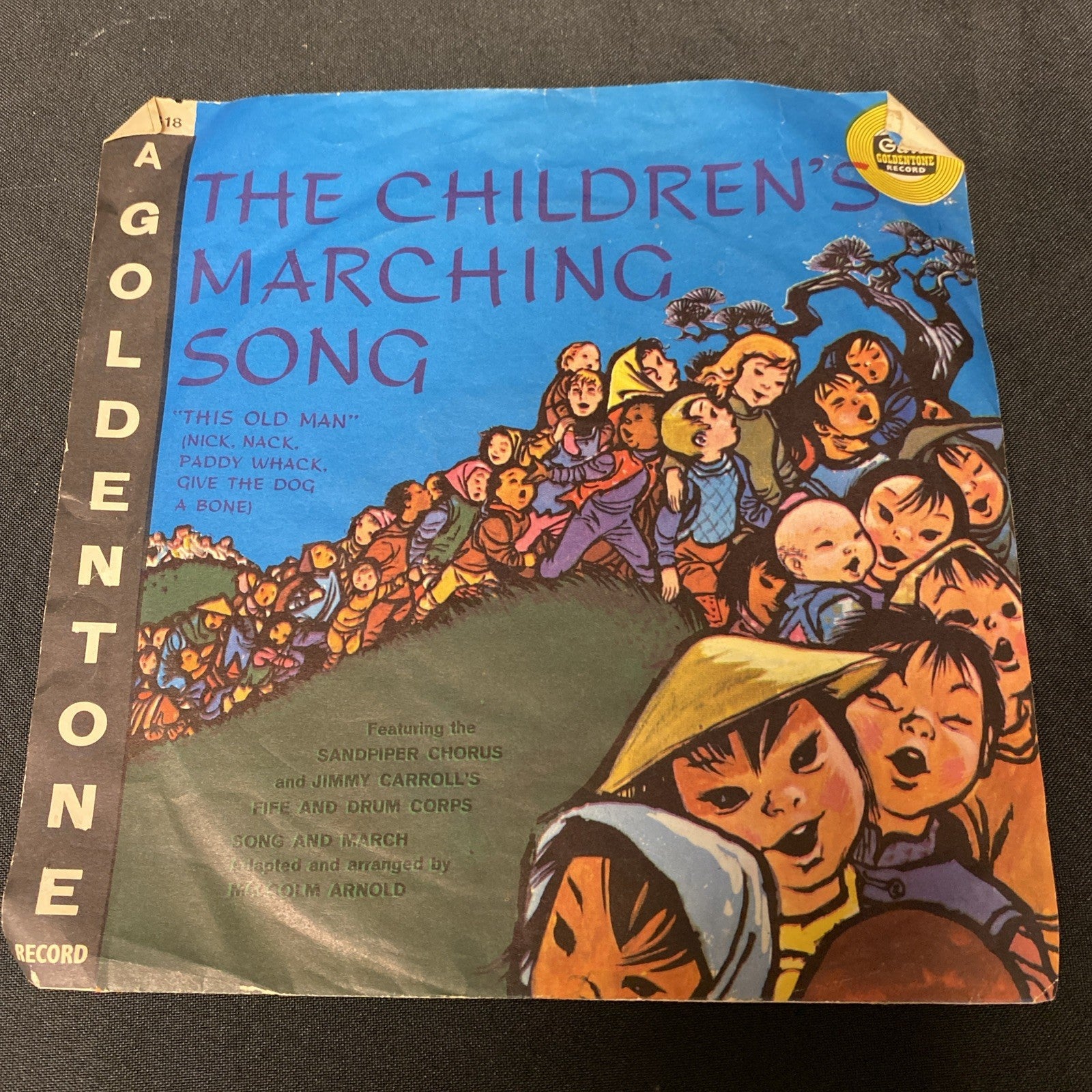 VINYL RECORD - Goldentone ORANGE Vinyl The Childrens Marching Song - (1440)