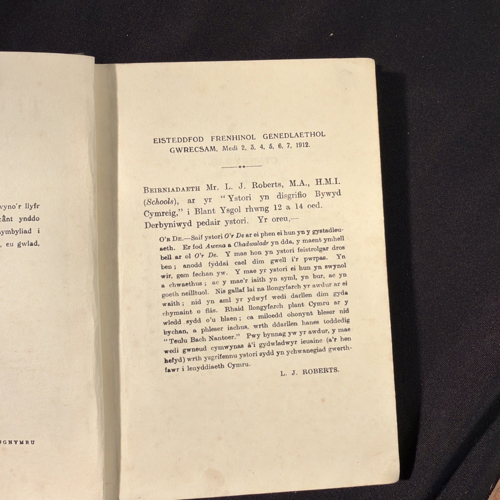Teulu Bach Nantoer, L.M. Owen, Moelona - Welsh Language book - (1866)