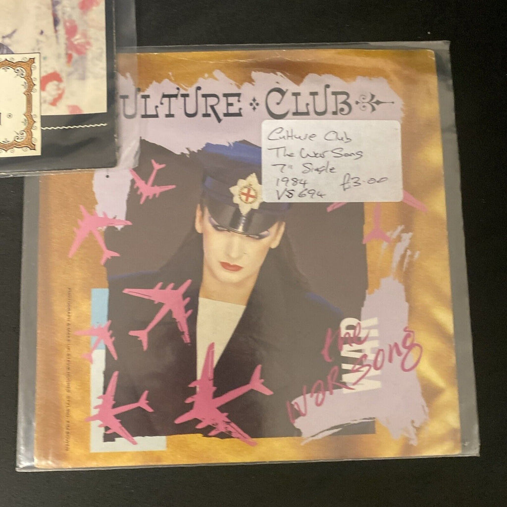 Vinyl Records 7" Singles 5 x 1980's Culture Club 5 different singles