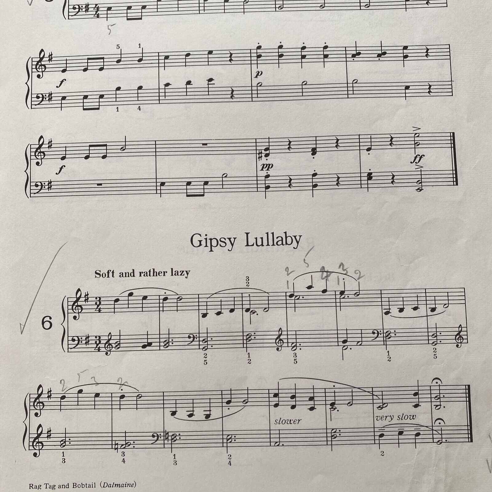 Piano Music Book 1935 Rag Tag and Bobtail , Forsyth - (9586)
