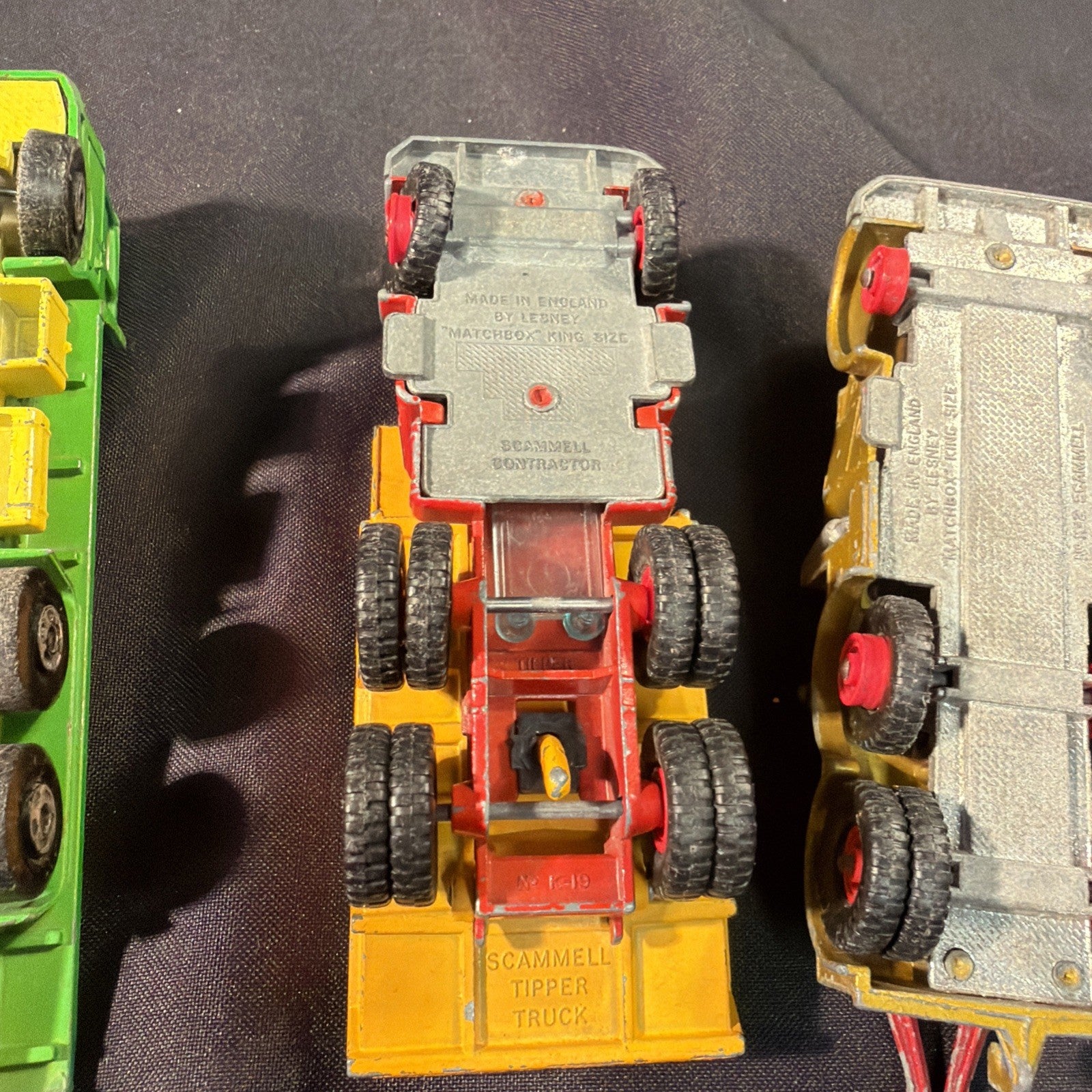Matchbox Lesney Super Kings 1971-1973 Trucks x 6 inc Texaco Scammell Daf  - (2046)