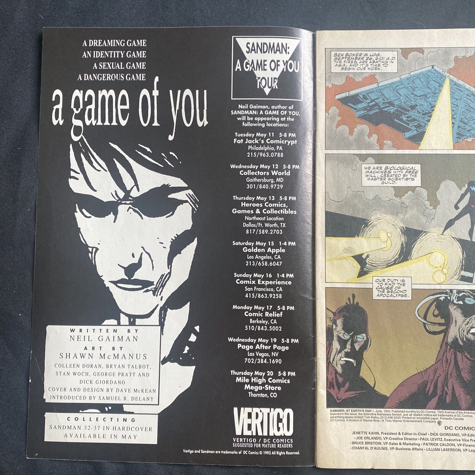 COMIC - DC Comics KAMANDI At earth's End - Jun 1993 - New York - (8808)
