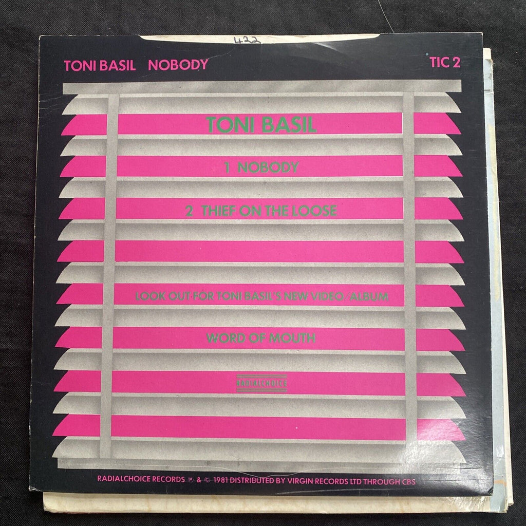 Vinyl Records 7" Singles 5 x 1980's Toni Basil Pointer Sisters Graces - 9440