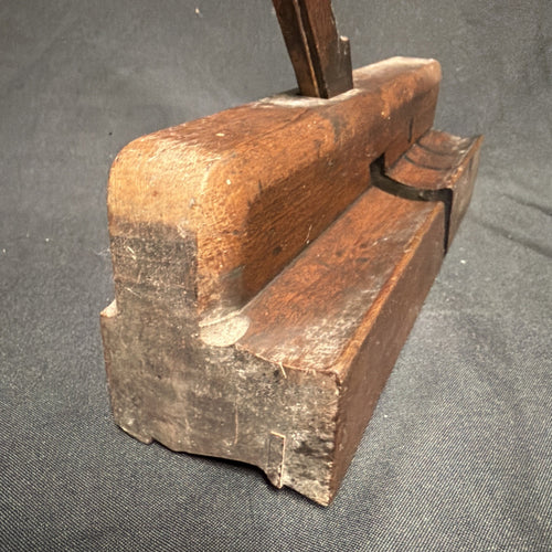 Antique British Wooden Moulding Plane 9.5" J. Clarke, Liverpool - (1852)