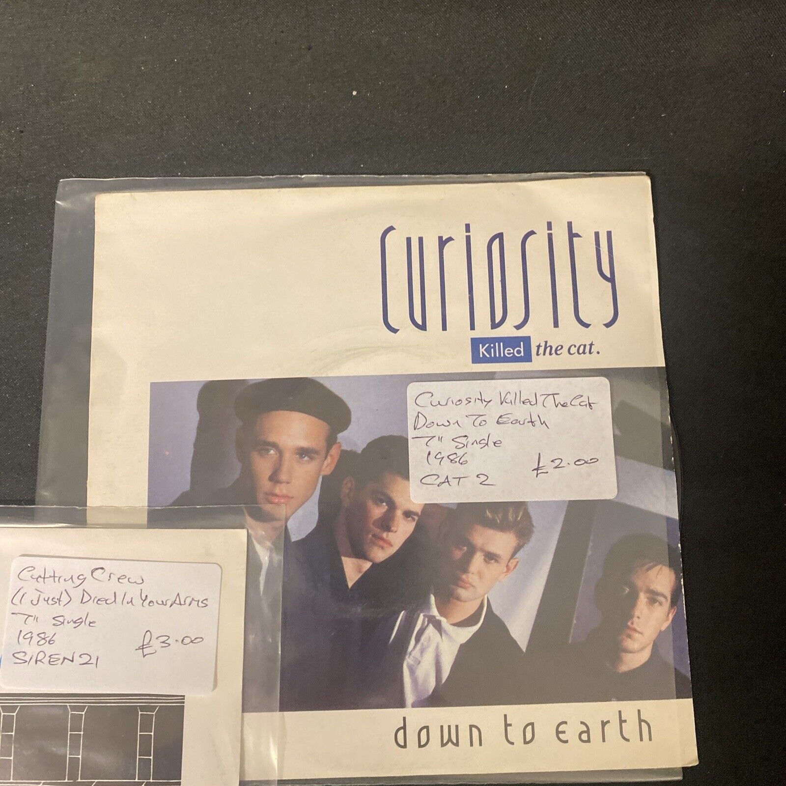 Vinyl Records 7" Singles 5x 80's Curiosity Killed The Cat & Cutting Crew -(9472