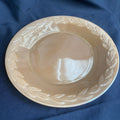 Vintage FIRE KING Oven Ware PEACH LUSTRE c1950 Glass USA Laurel Plate 9" - (9061)
