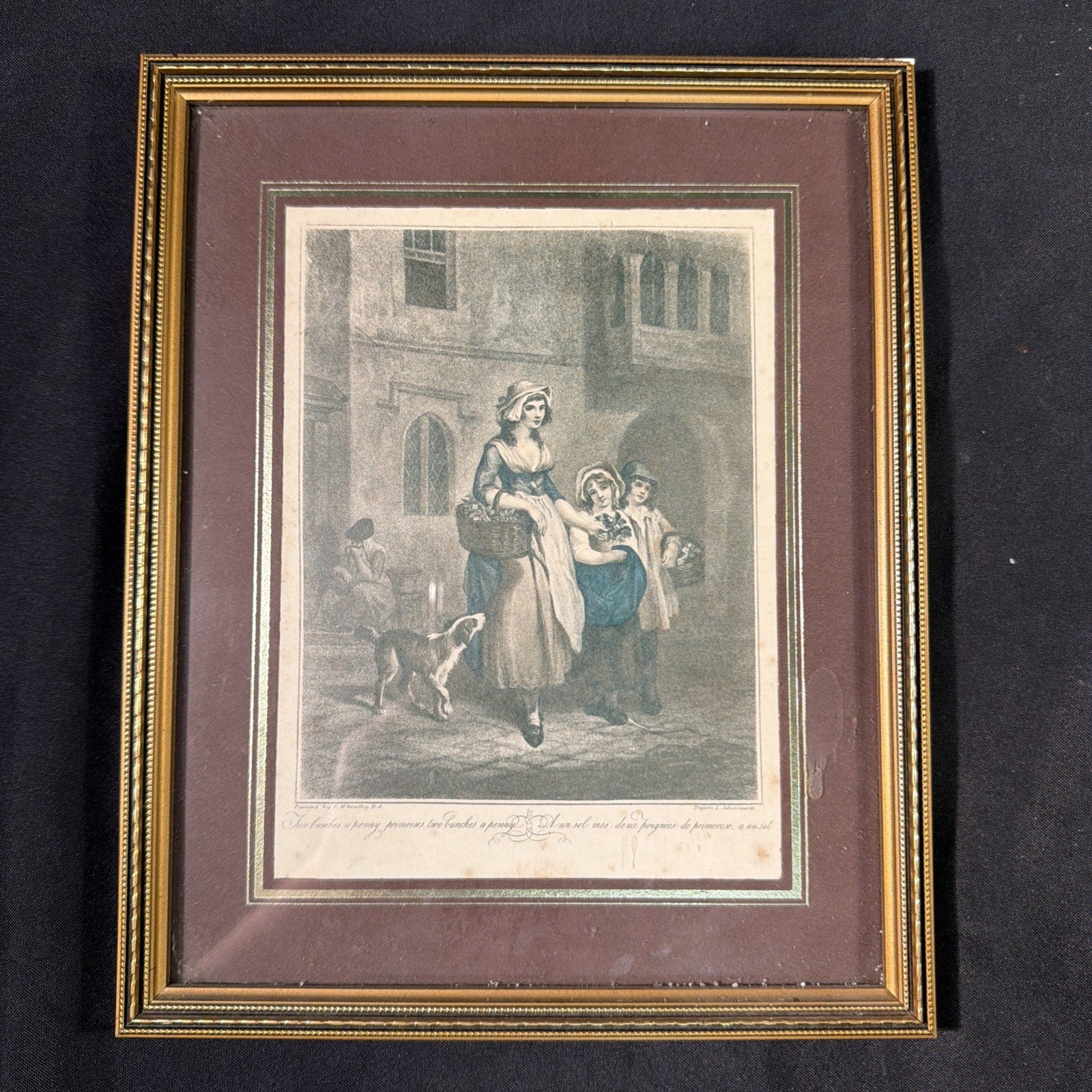 F Wheatley & Schiavonetti Cries of London engraving "Two Bunches a penny"  (2021)