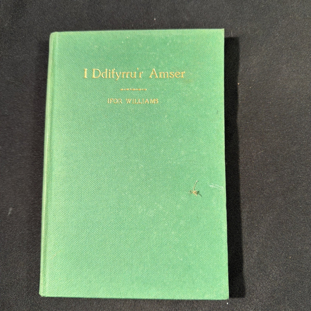 I ddifyttr'r Amser, Irof Williams - Welsh Language book - (1870)