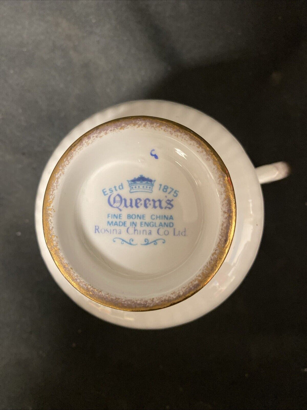 Rosina China Co. Ltd Queens Roses fine Bone China England - CUP - (5838)