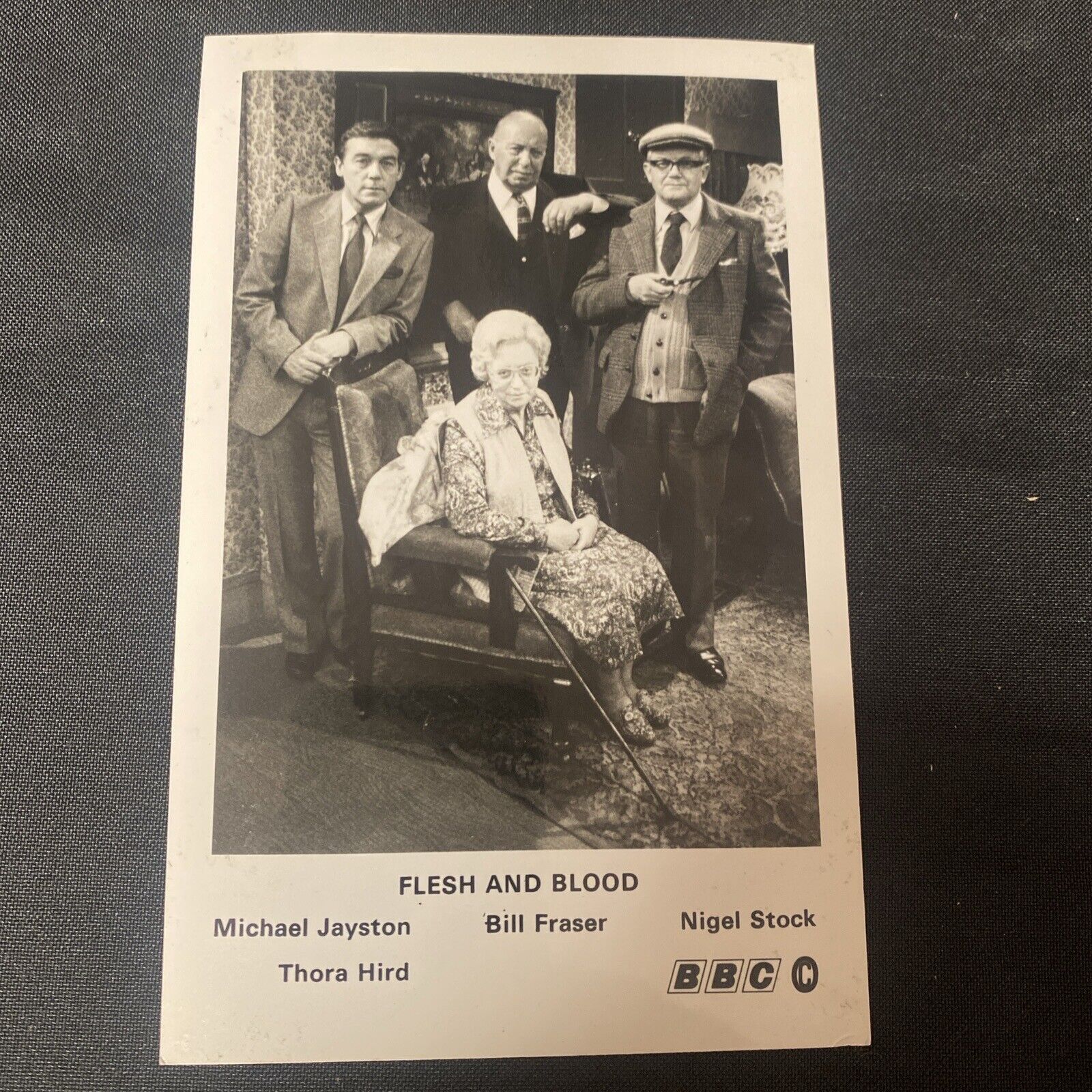 BBC Press photo Original - Flesh and Blood Thora Hird etc 1980 -(8914)