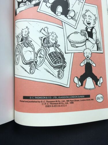 Oor Wullie - Sunday Post Annual 1998 D.C Thompson Ken Harrison Book - (7424)