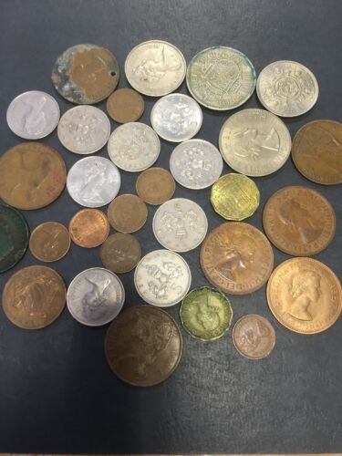 English Coins Crown Penny Three Penny  Shilling x  31- 1918 onwards (2839)