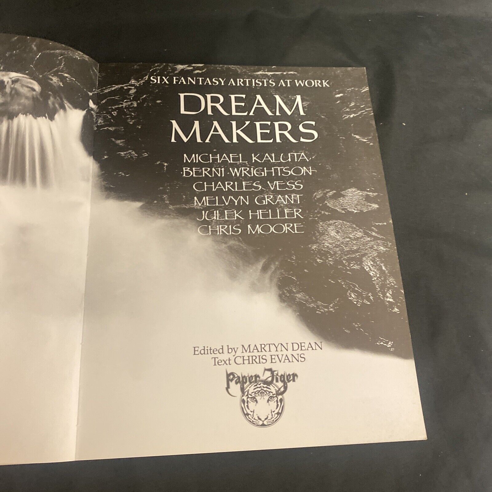 BOOK - DREAM MAKERS 6 Fantasy Artists at work Chris Evans Softback