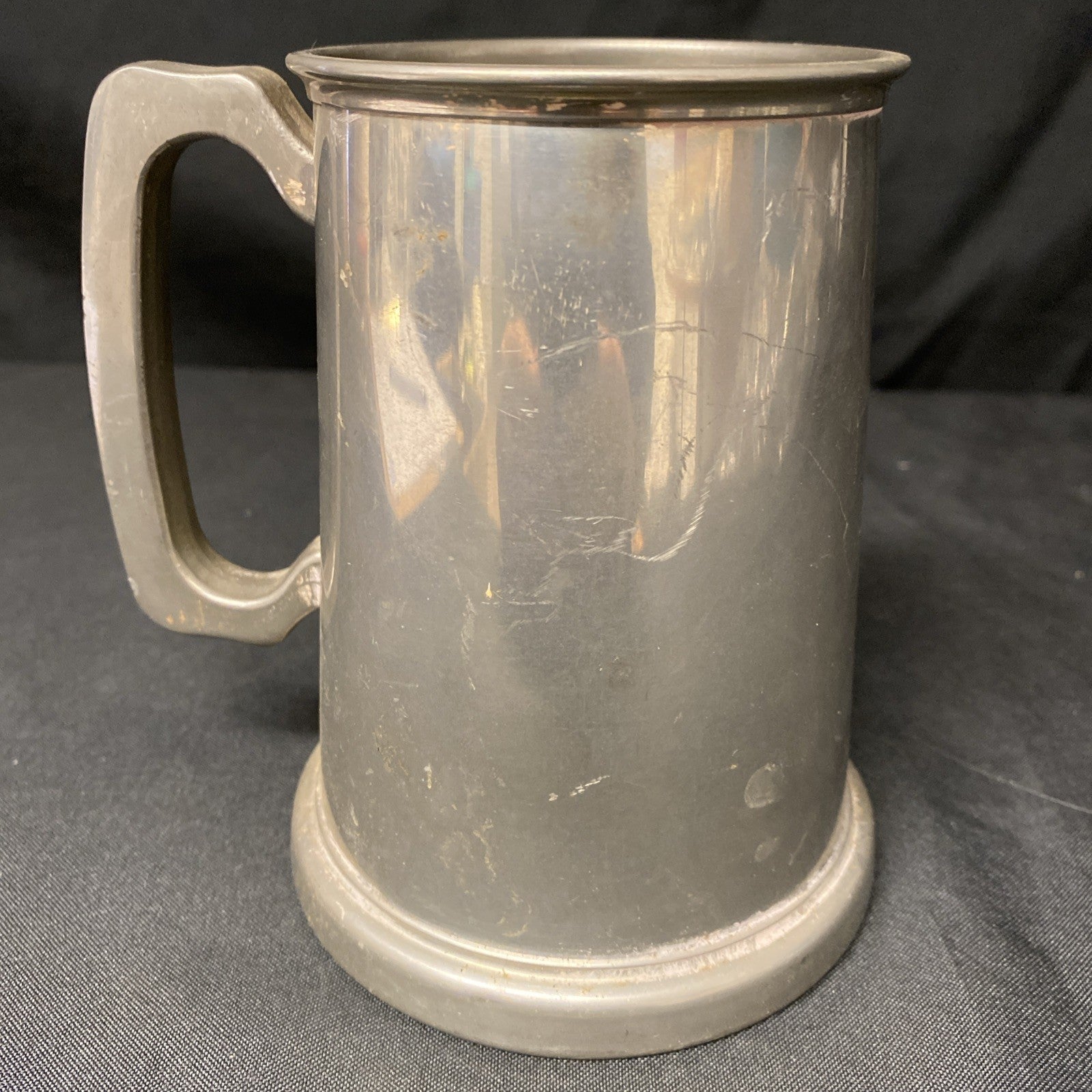 Vintage Pewter Tankard engraved Ashford Farmers 1978  - (1749)