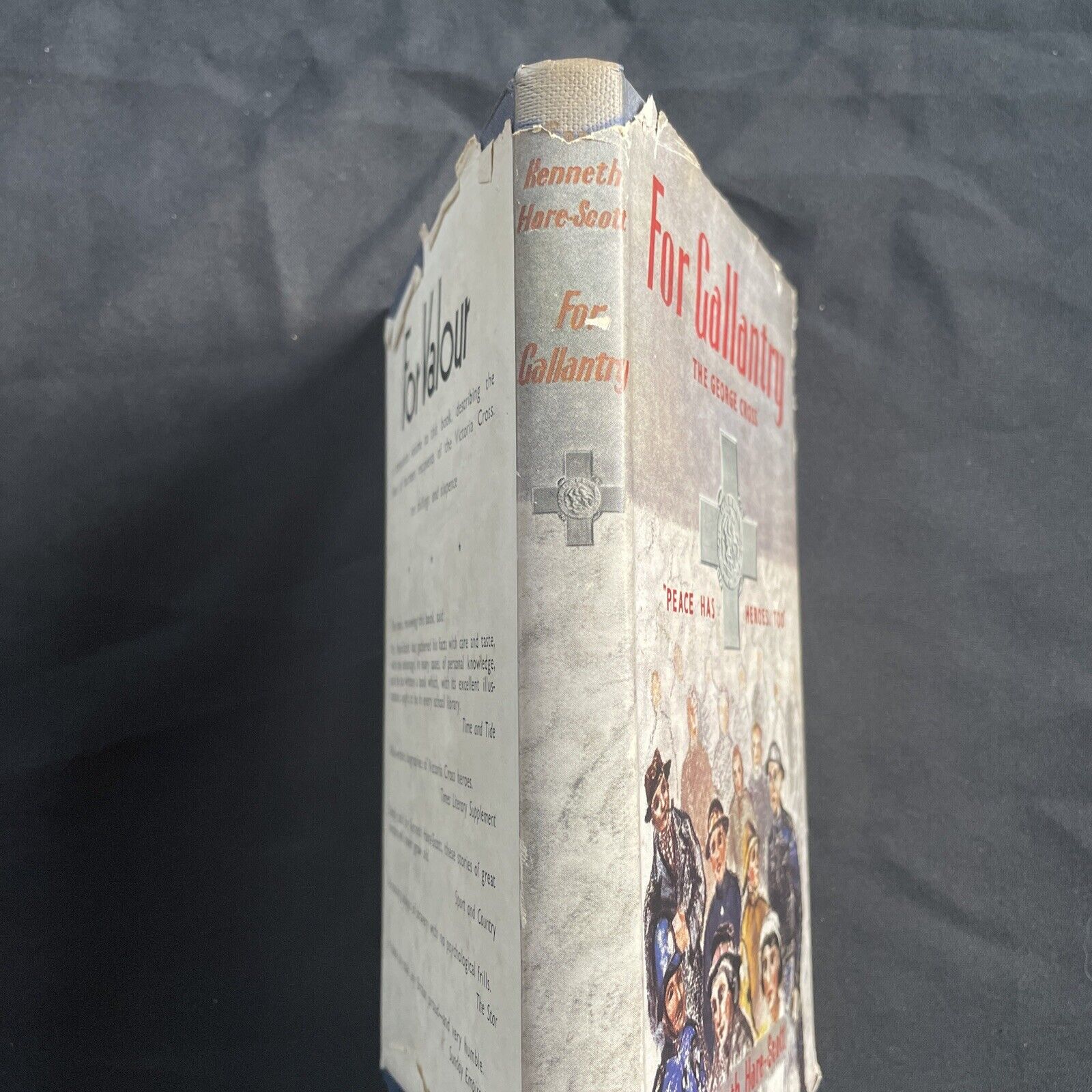 BOOK - For Gallantry The George Cross - Kenneth Hare-Scott - 1951 1st Ed - (9508