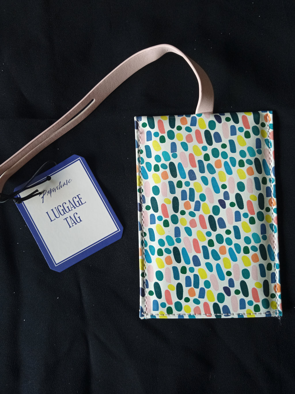 BULK BUY 24 x Luggage Tag - Sturdy and private  perfect for holidays Riviera Design