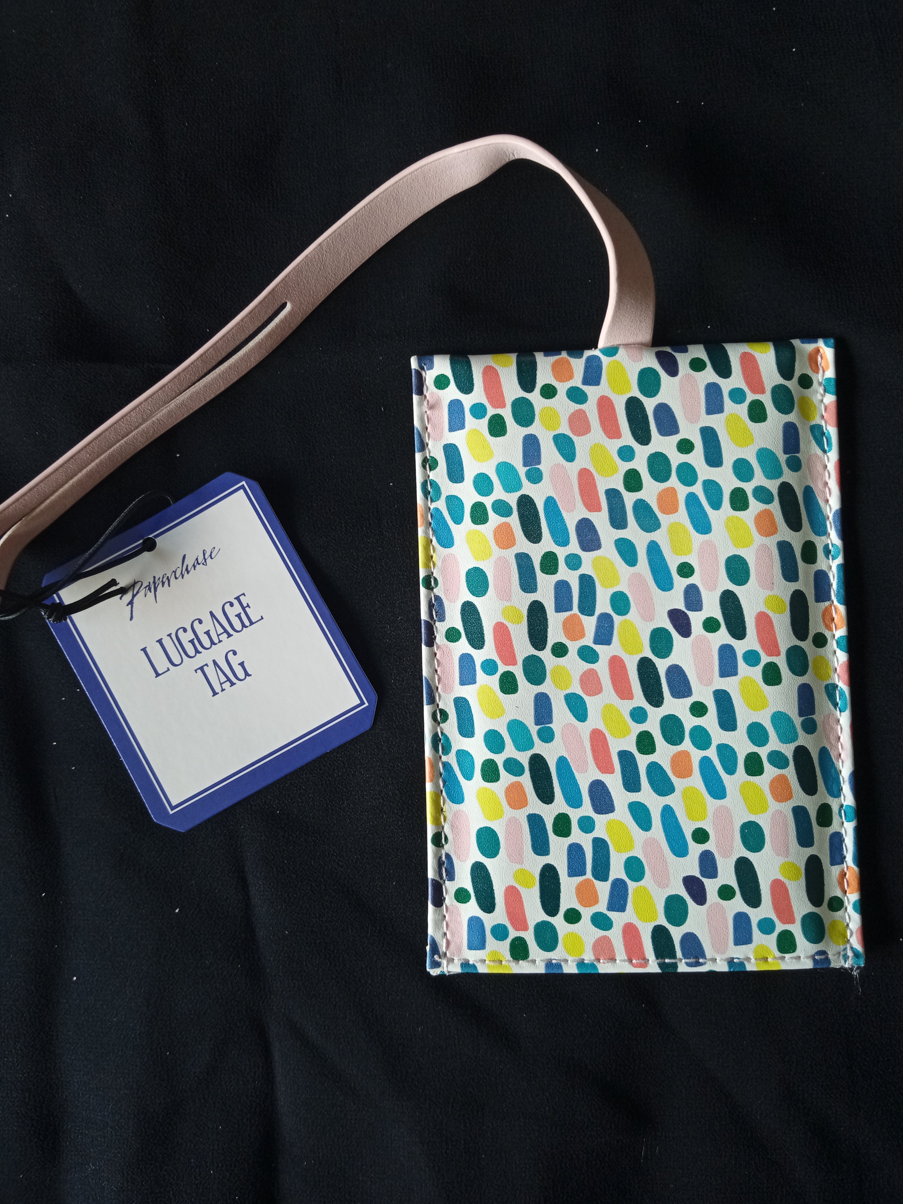 BULK BUY 24 x Luggage Tag - Sturdy and private  perfect for holidays Riviera Design