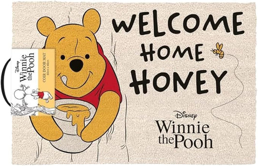DOORMAT Coir - Winnie The Pooh, Welcome Home Honey - Door Mat