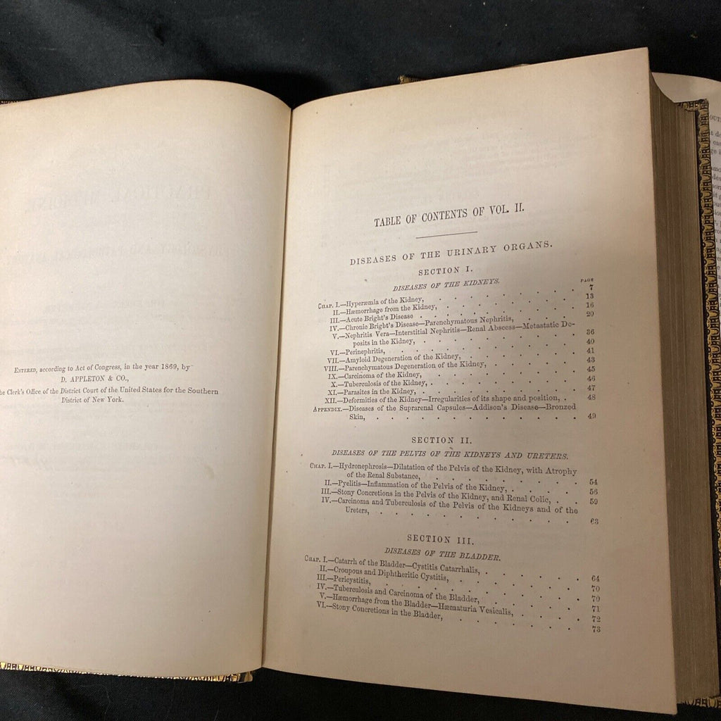 Dr Felix Niemeyer Practical Medicine and Anatomy Vol 1&2 1872 Books (5275)