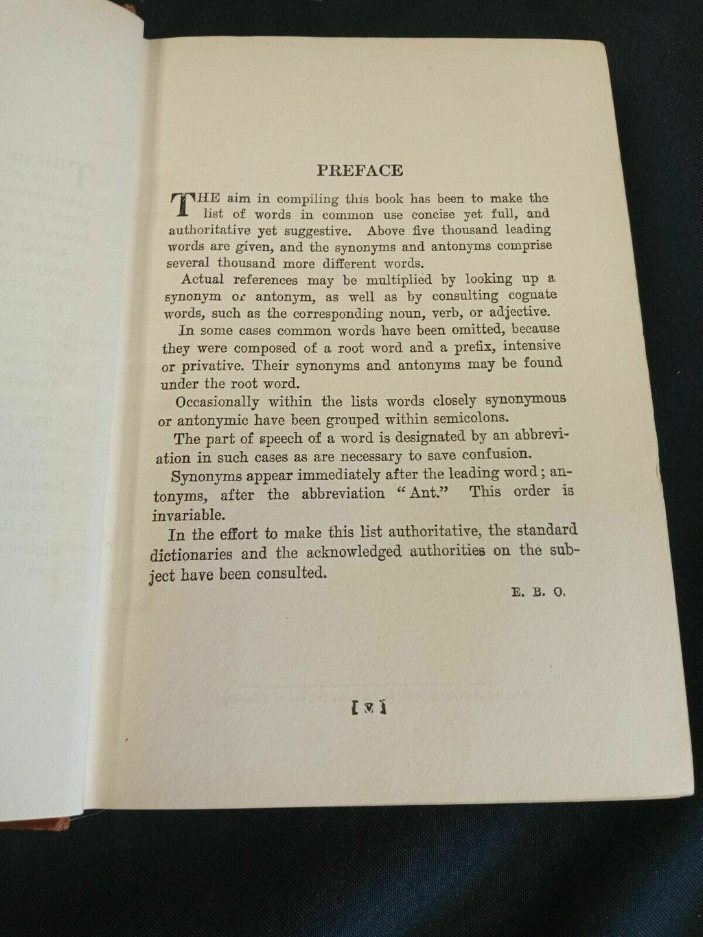 Synonyms and Antonyms by E.B.Ordway 1926 Hardback Harrap Publishers (7808)
