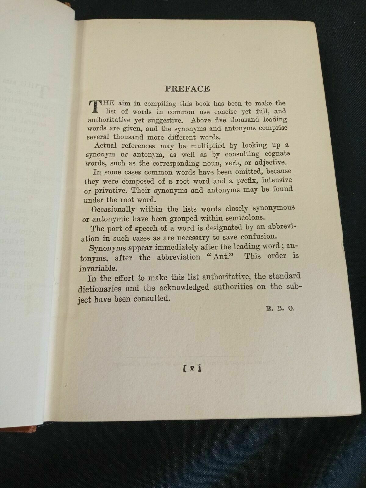 Synonyms and Antonyms by E.B.Ordway 1926 Hardback Harrap Publishers (7808)