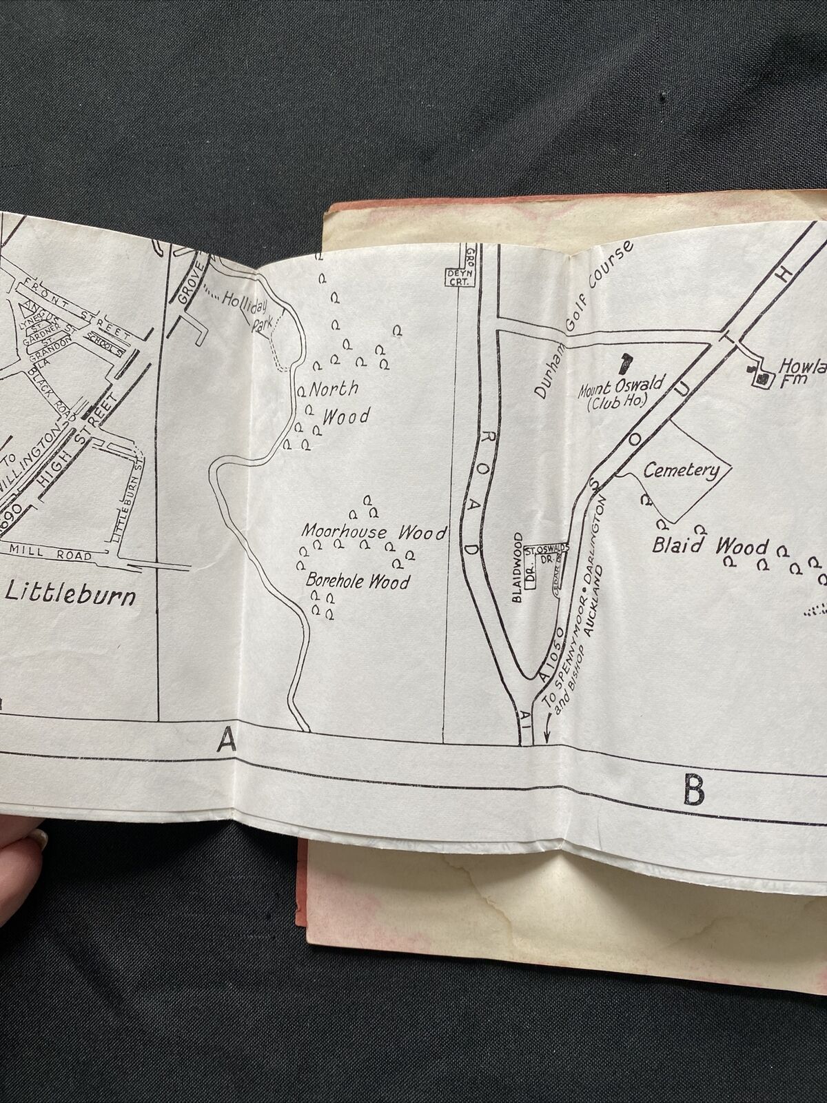 MAP - Easyfind 1960's New Map and Street Directory DURHAM - (9533)