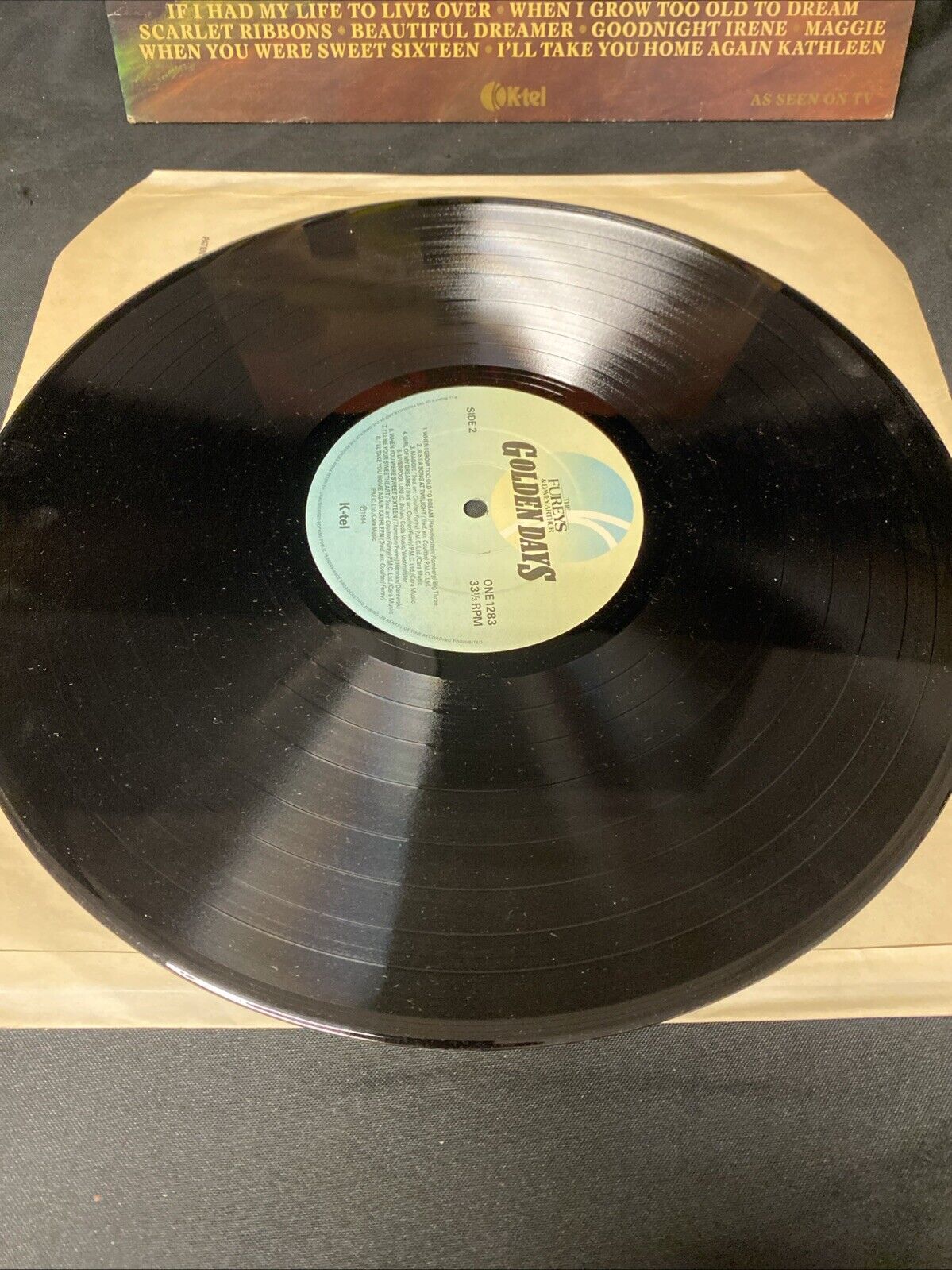 VINYL RECORD - The Furey's & Davey Arthur GOLDEN DAYS Album 1984 - (5658)