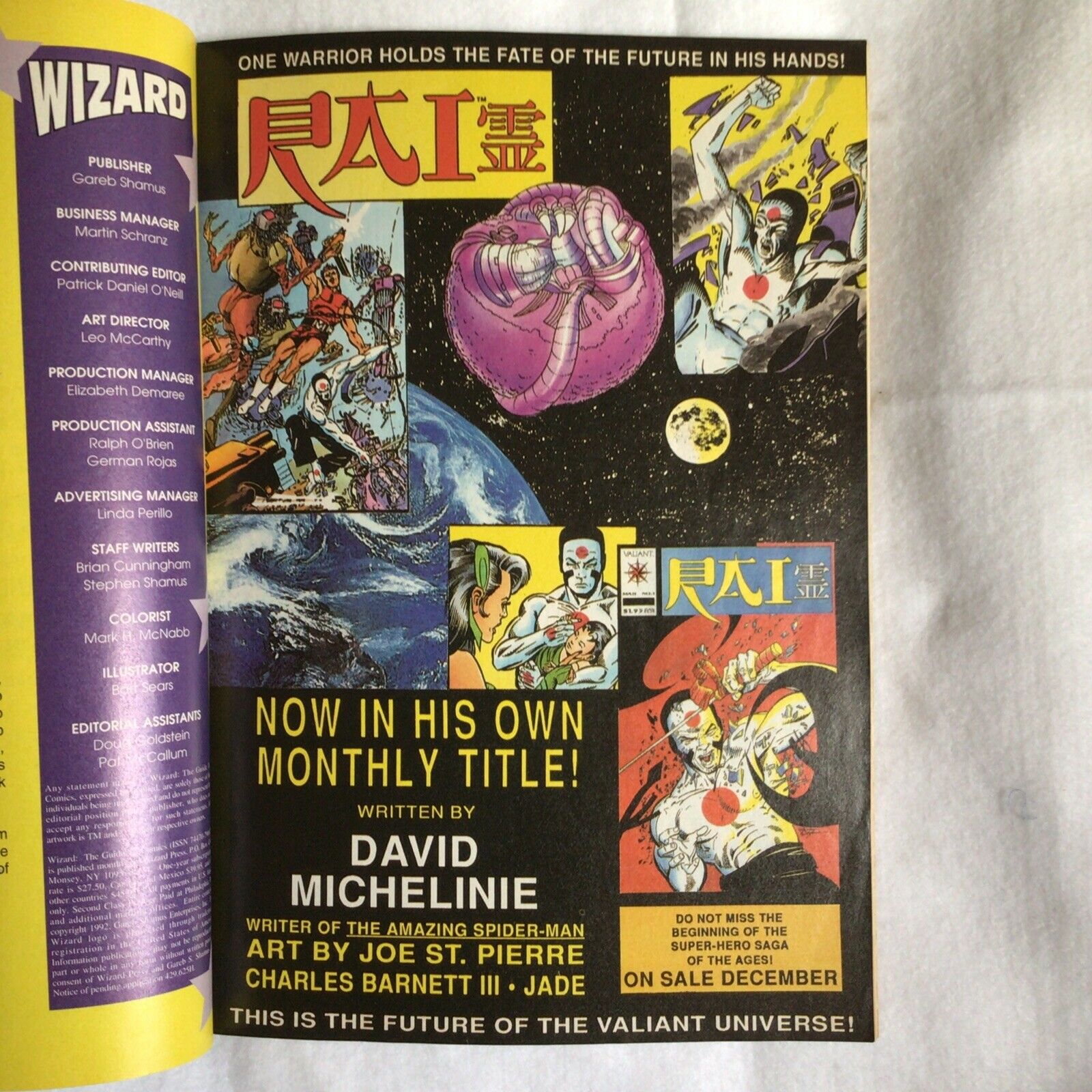 WIZARD Comic Collectors book and price guide No 6 February 1992 - (8898)