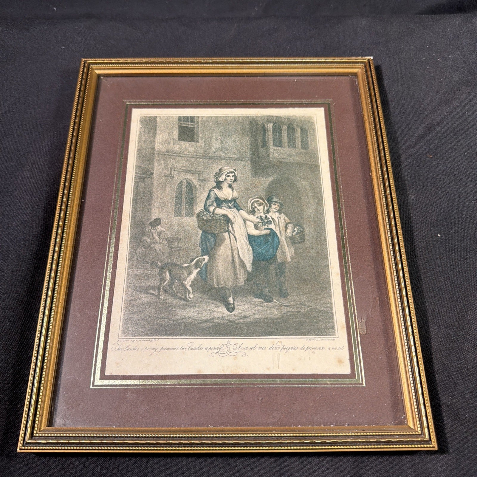 F Wheatley & Schiavonetti Cries of London engraving "Two Bunches a penny"  (2021)
