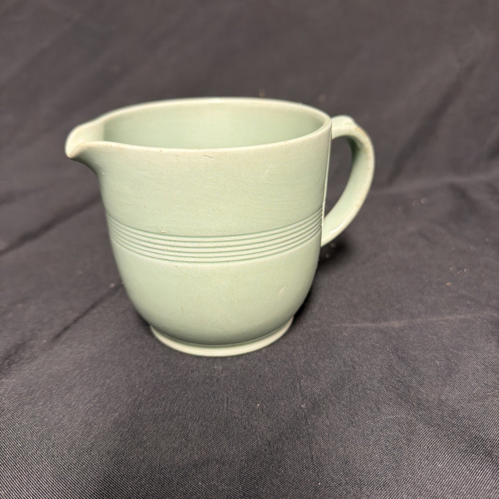 Wood's Ware Beryl Utility Green 1940's Milk Jug 9.5cm tall- (1927) 