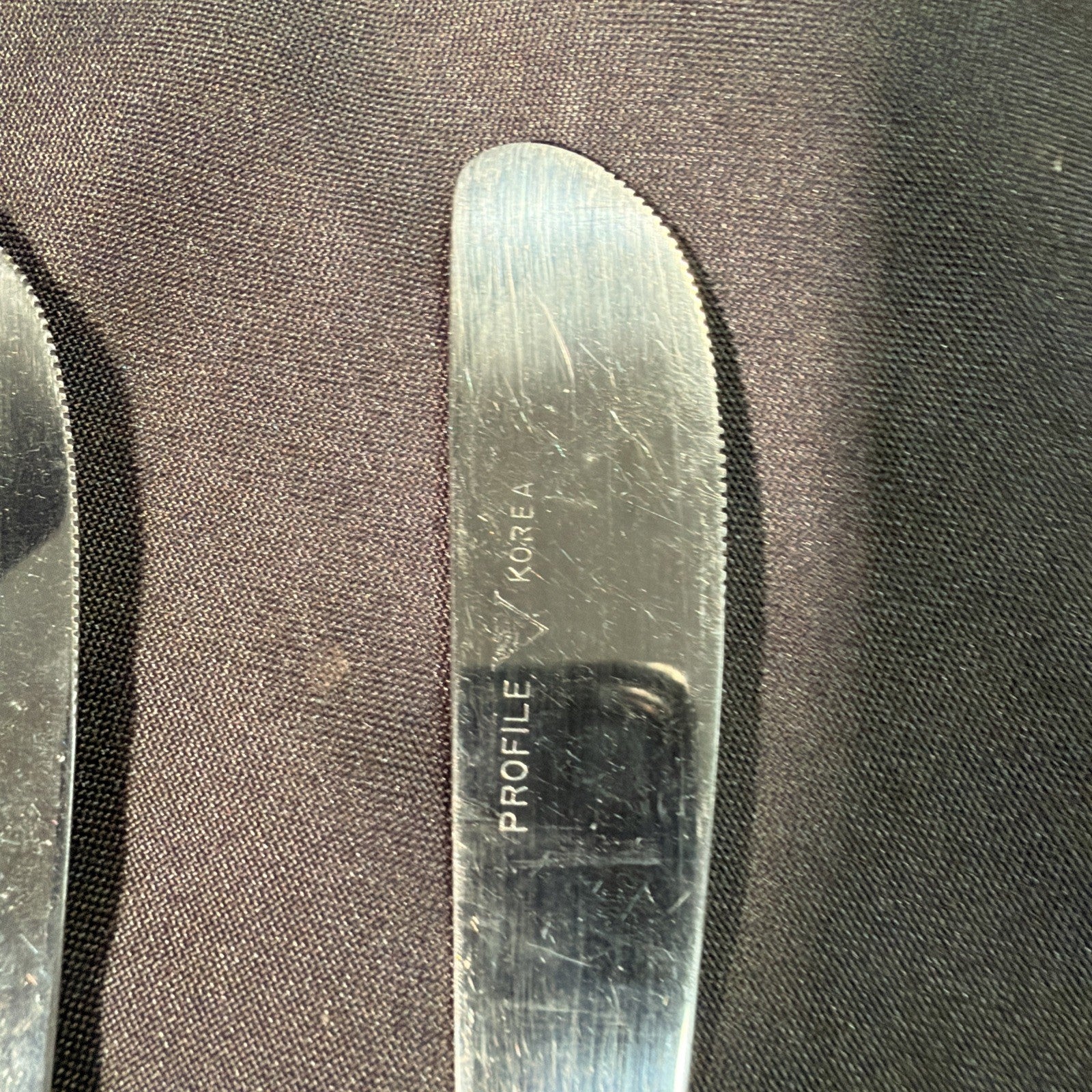 Vintage Viners Profile Korea Cutlery Dinner Knives x 6 - (2030)