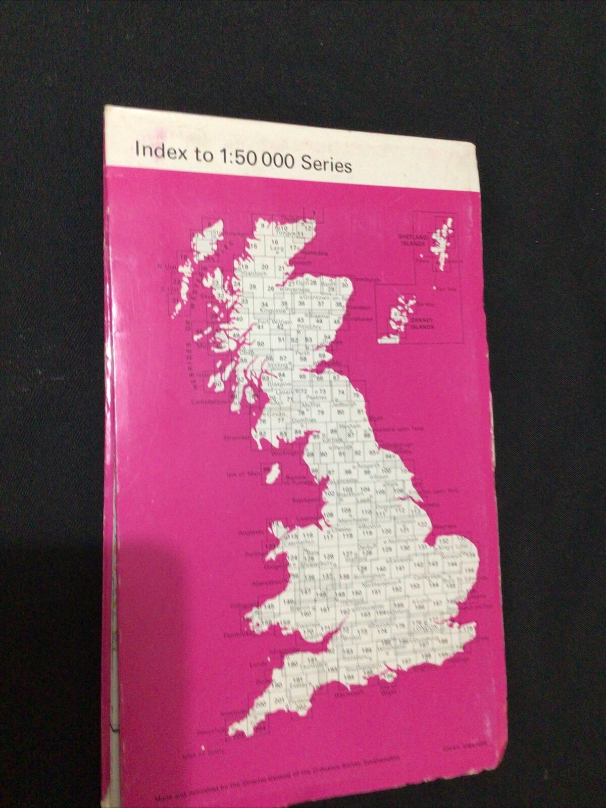 MAP - Ordnance Survey 1:50 2nd Series 1980 -Oxford #164 (8673)