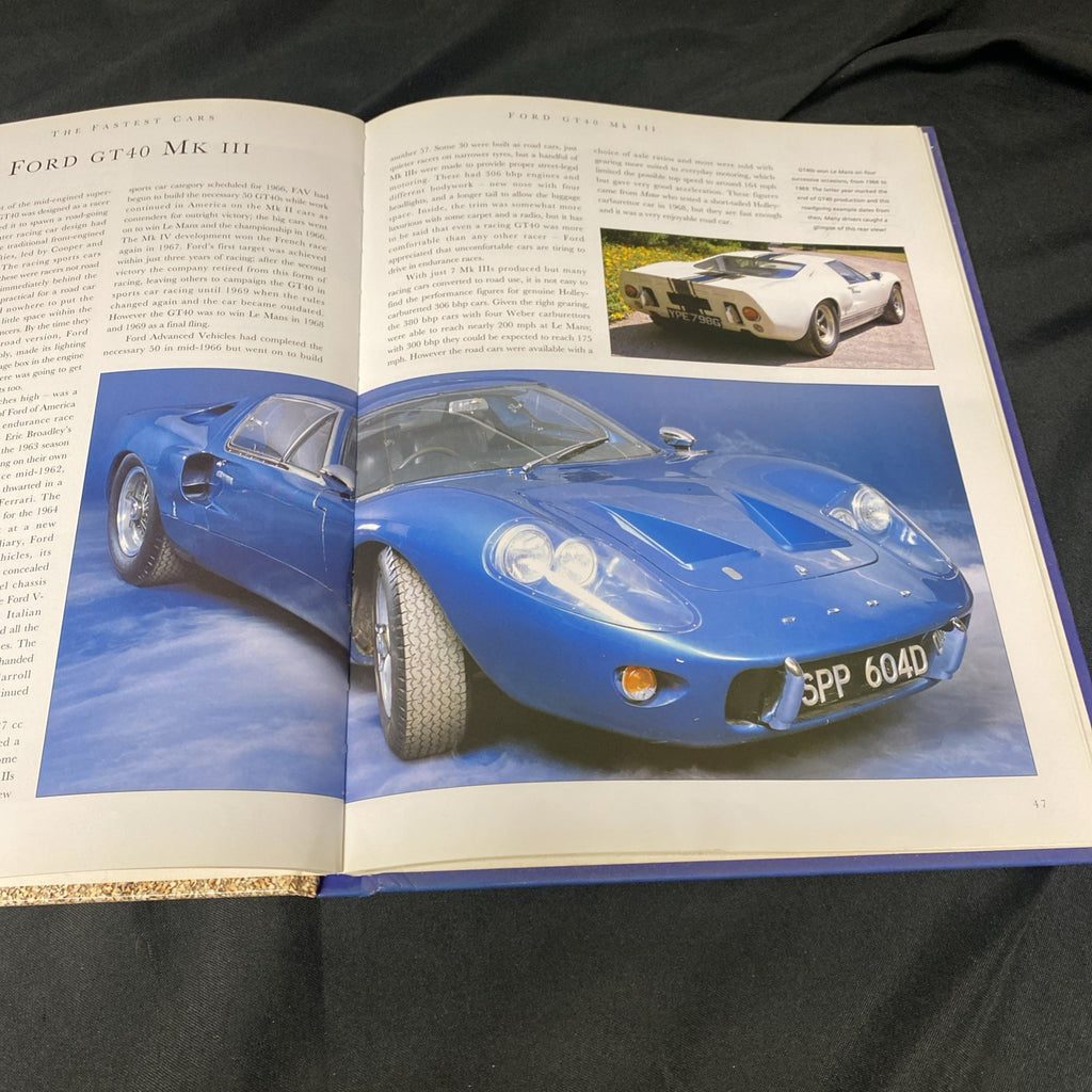 The Fastest Car - Hardback Book 1998 Michael Bowler Ferrari cover - (1397)