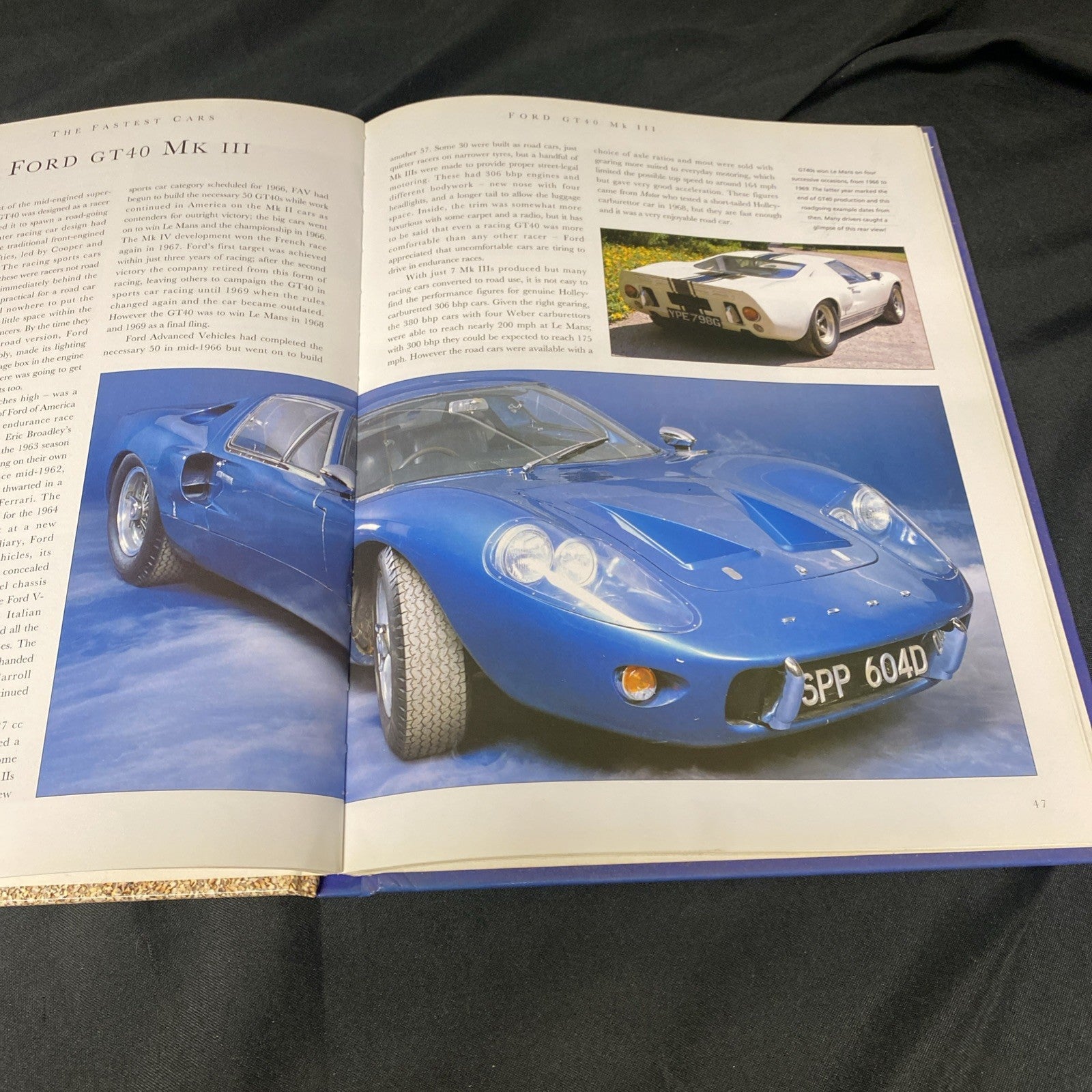 The Fastest Car - Hardback Book 1998 Michael Bowler Ferrari cover - (1397)
