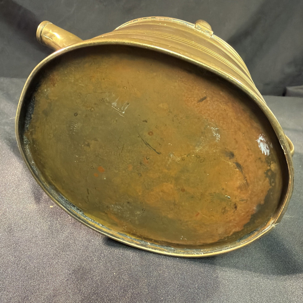 Antique Victorian 1900's Joseph Sankey & Sons Solid Brass Watering Can - (2032)