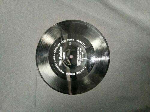 POSTOJNA CAVE - Floppy vinyl English single and 11 original slide photos (6986)