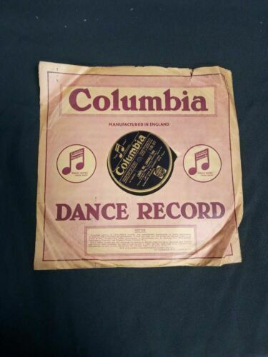 Columbia 78 RPM 10" Record - DB37 Layton & Johnson Happy Days Lucky Me (6970)