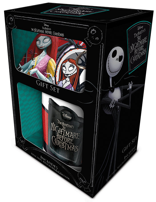 MUG COASTER KEYCHAIN Boxed Gift Set - MOVIE - Nightmare Before Christmas