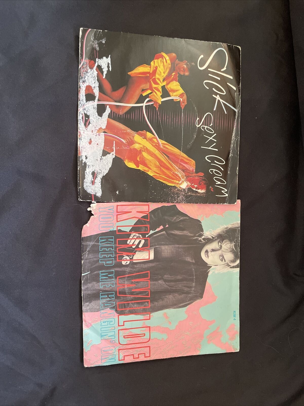 Vintage 1980's 7" Singles x12 Vesta Slick Divine Gap Band Kim Wilde + More (8356
