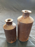 Pair of Salt Glaze Stoneware Bottles Lovatt & Lovatt Notts Langley Mill - (1002)