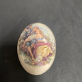 Trinket Box EGG - England China Egg Renaissance Design - (9207)