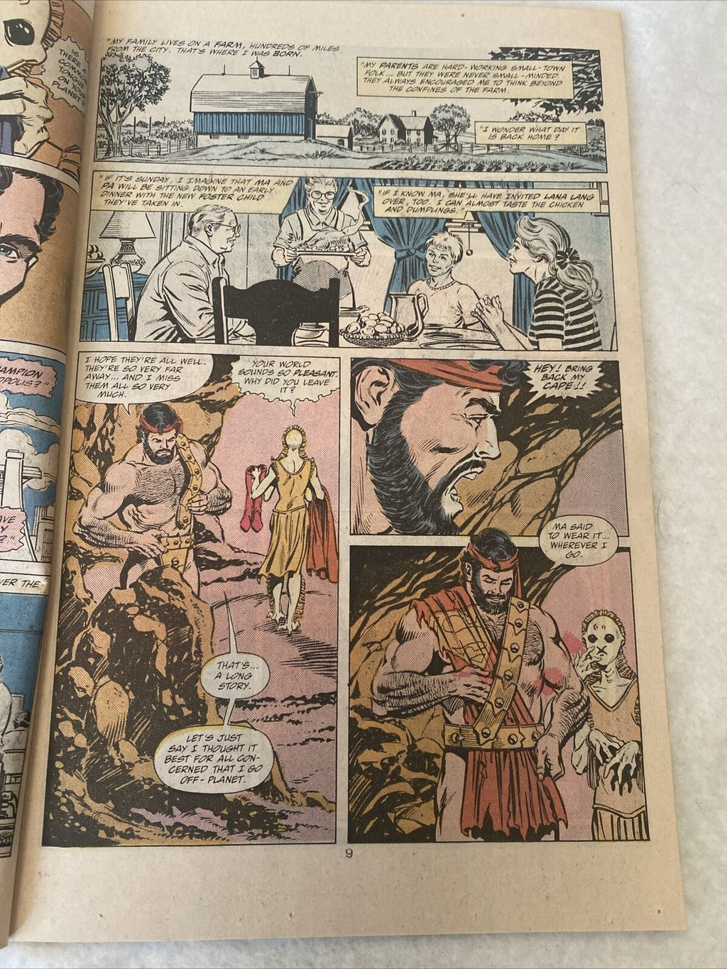 COMIC - DC Comics ACTION COMICS Superman and his secret past ANNUAL 1989 (8839)