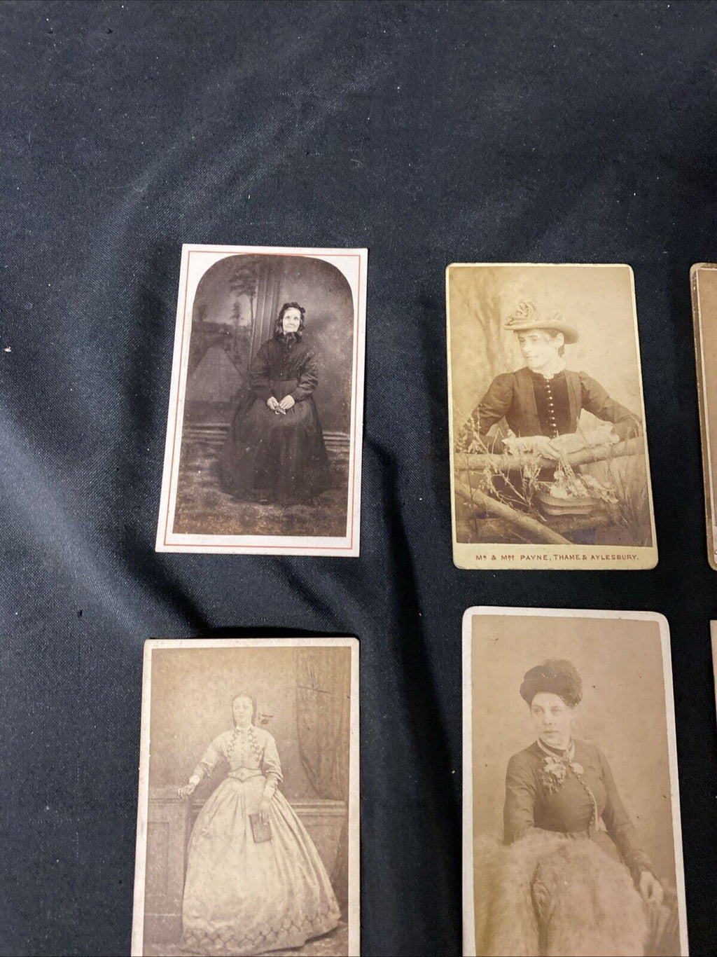 Victorian Carte De Vista CDV's x 6 Features Ladies Nice lot, London - (5446)