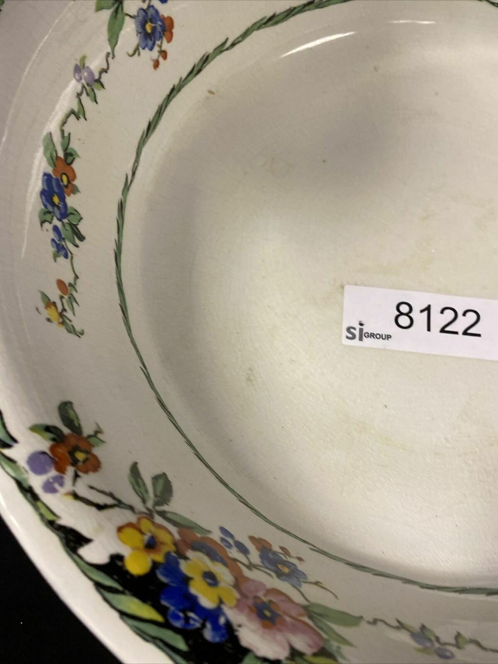 Swinnertons 1930's Very Large pottery bowl Pink 41cm Very Rare Bowl - (8122)