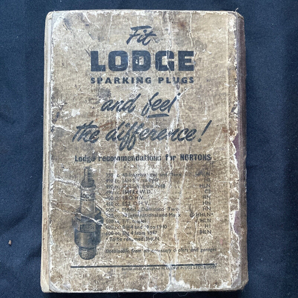 Pitmans Motor Cycle Library The Book of the NORTON WC Haycraft 1953 -(9597)