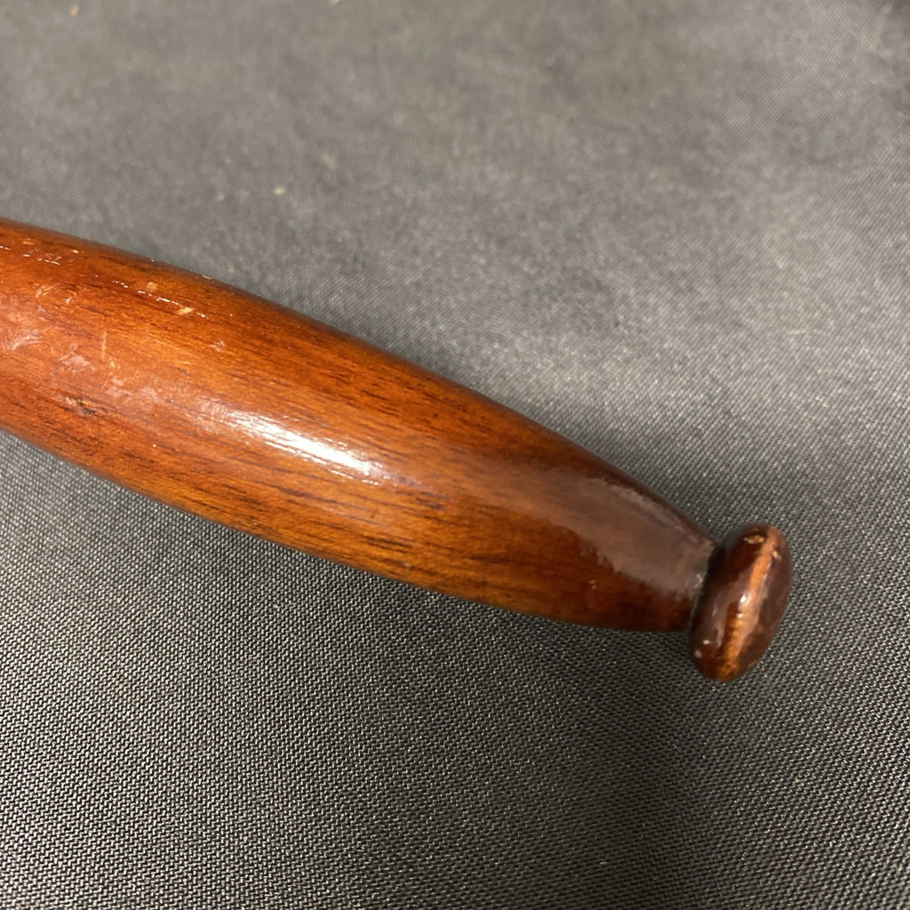 Antique Judge Barrister Wig and Gown Hanger Brass and wood Engraved - (1711)