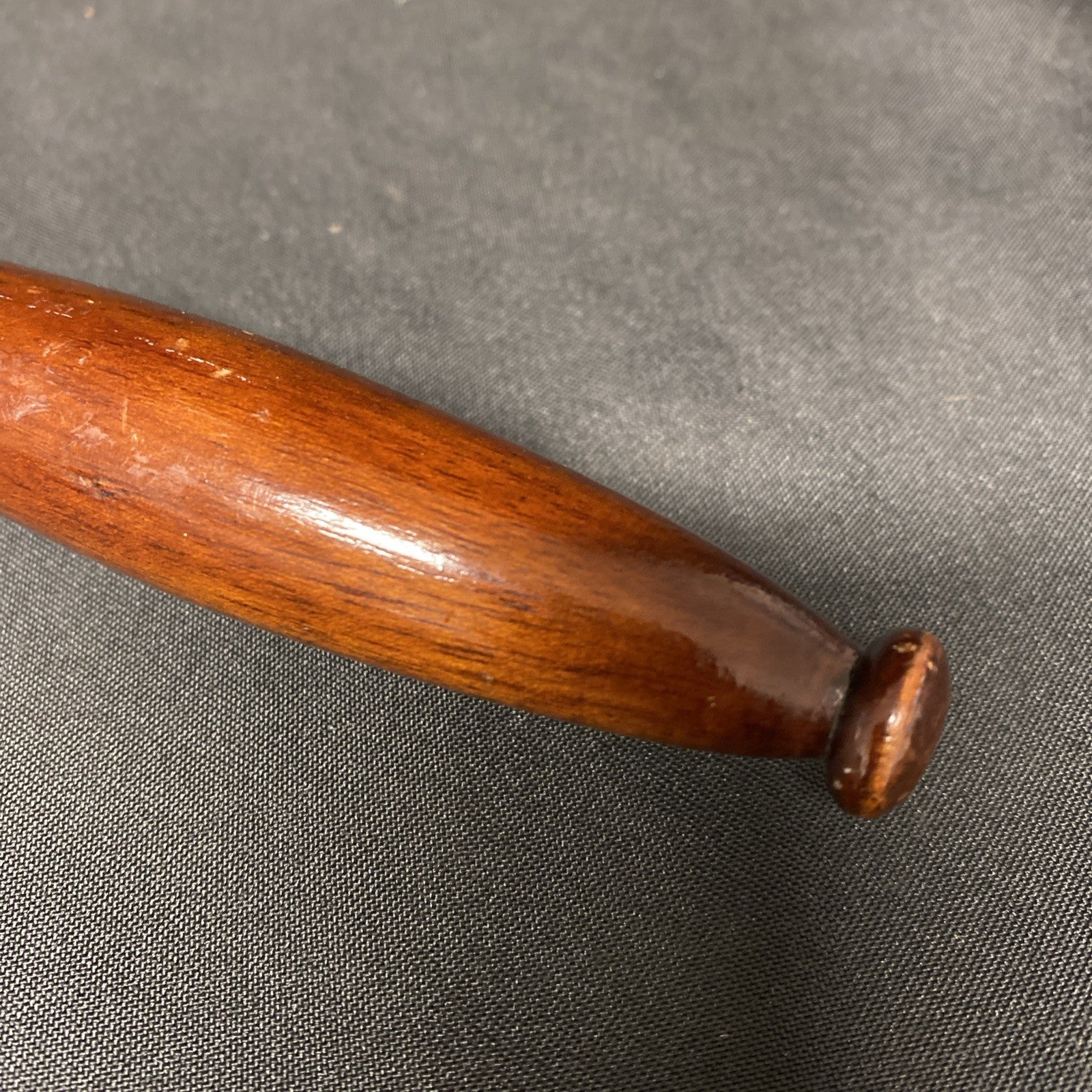 Antique Judge Barrister Wig and Gown Hanger Brass and wood Engraved - (1711)