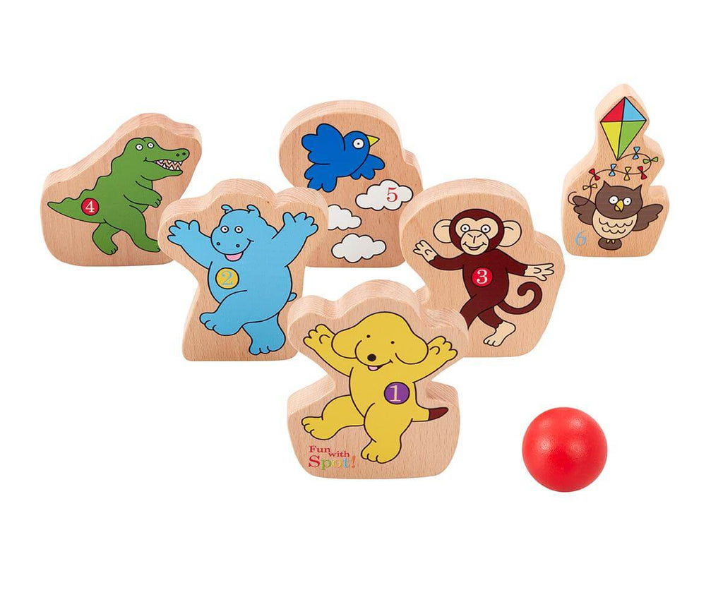 Fun With Spot The Dog Wooden bowling set by Rainbow Designs